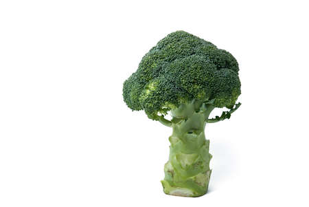 broccoli cabbage Isolated on white backgroundの写真素材