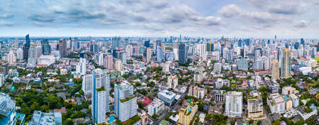 bangkok urban panoramaの写真素材