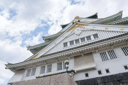 Osaka castle in Japanのeditorial素材