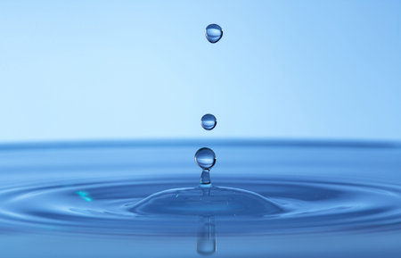 water drops splash