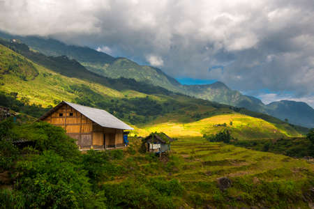 Lao Chai village. Sapa, VIetnam.のeditorial素材