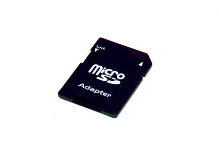 Adapter , for , micro sd card , the background is white