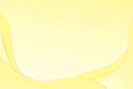 Abstract graphic design pattern yellow orange color curve lines with 3D effect background wallpaper.のイラスト素材