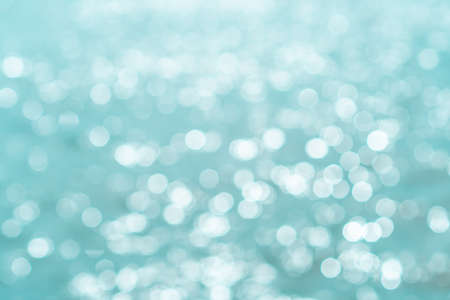 Blur beach with bokeh blue color background.の写真素材