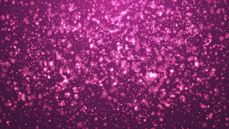 Abstract colorful bokeh and glowing spakling shining particles in random. Lighting effects of flash. Blurred vector background with light glare, EPS10 illustration.のイラスト素材