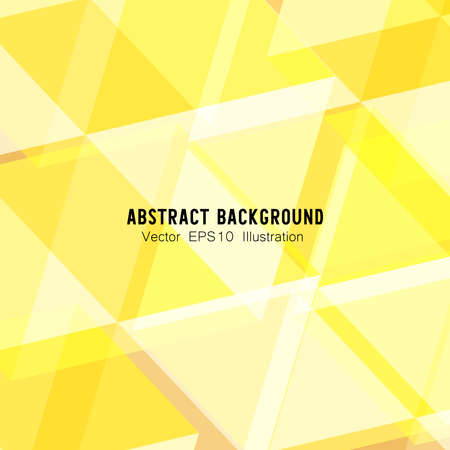 Abstract geometric or isometric white and yellow polygon or low poly vector technology concept background. EPS10 illustration style design.のイラスト素材