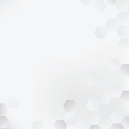 Abstract geometric or isometric tile honeycomb texture white and gray polygon or low poly vector...