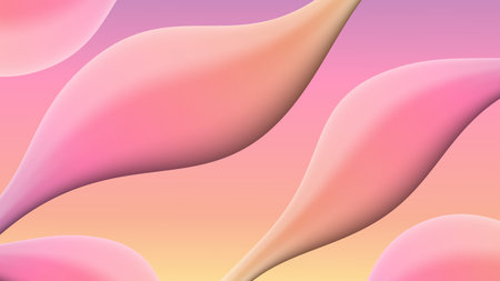 Fluid style wallpaper or abstract colorful flow shapes background 3D elements. vector illustration...