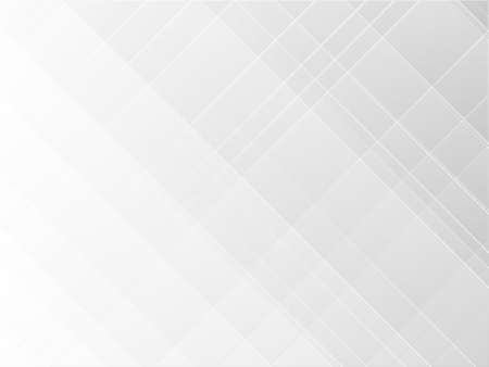 Grey and white tone with random shapes and lines abstract background.のイラスト素材