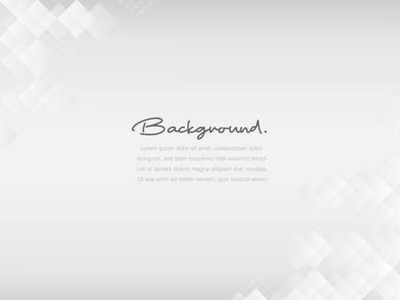 Creative minimal geometric with dynamic shapes abstract white and grey color background use for  template, banner or wallpaper. Trendy  vector illustration.のイラスト素材