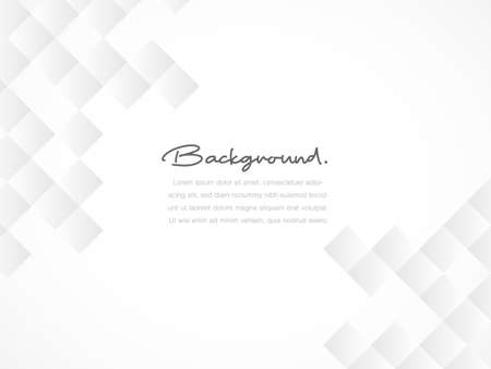 Creative minimal geometric with dynamic shapes abstract white and grey color background use for  template, banner or wallpaper. Trendy  vector illustration.のイラスト素材