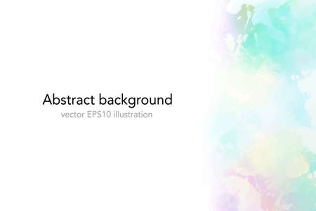 Abstract colorful watercolor texture hand drawing graphic design vector  illustration. Wallpaper or theme background.のイラスト素材