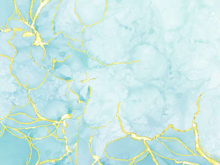 Abstract alcohol ink texture marble style background. EPS10 vector illustration design.のイラスト素材