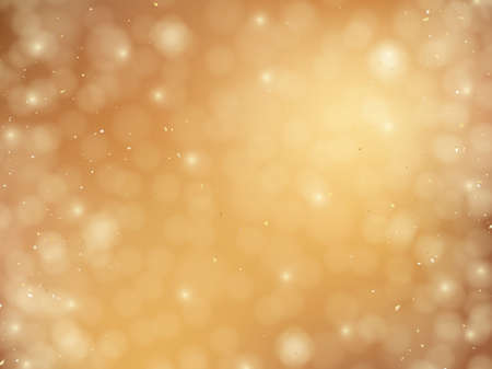 Happy Holidays and a Prosperous New Year! Vector background in EPS10 format with realistic bokeh and gold glitter.のイラスト素材