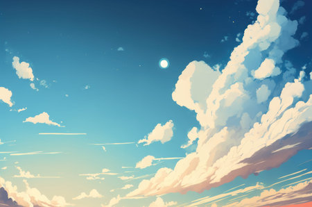 Pastel color of sky background. Illustration graphic design.