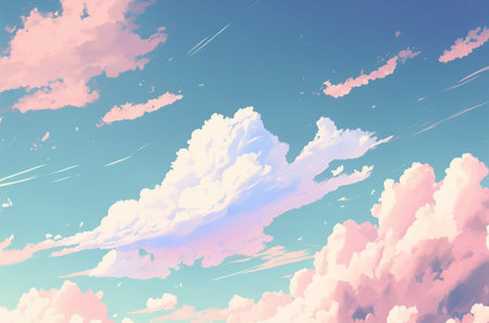 Pastel color of sky background. Illustration graphic design.