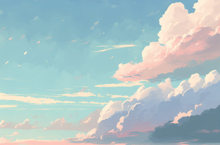 Pastel color of sky background. Illustration graphic design.