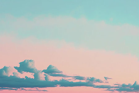 Twilight evening or morning minimal copy space sky sweet color tone background.