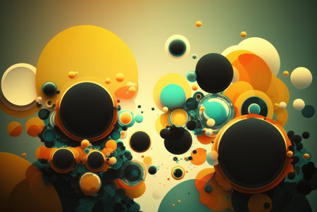 Abstract water bubble drop color background graphic design wallpaper