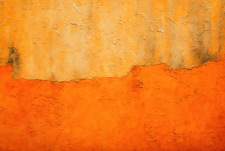 Old orange  wall texture grunge abstract background.の写真素材