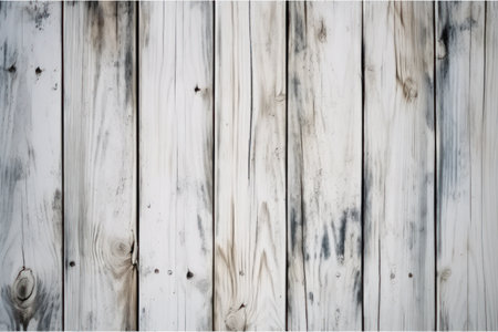 Top view of empty grunge wooden board texture background.の素材