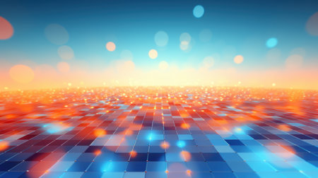 Abstract background digital line dot technology concept.の素材