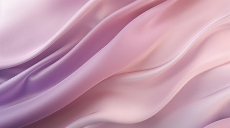 Abstract satin fabric texture pastel pink color background.の素材