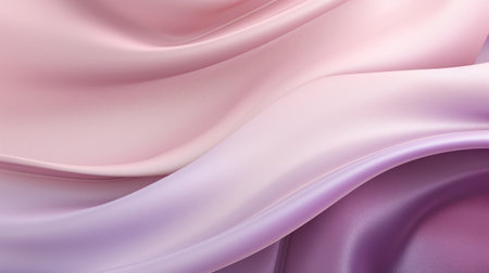 Abstract satin fabric texture pastel pink color background.の素材