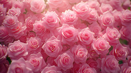 Beautiful of full bunch of roses background.の素材