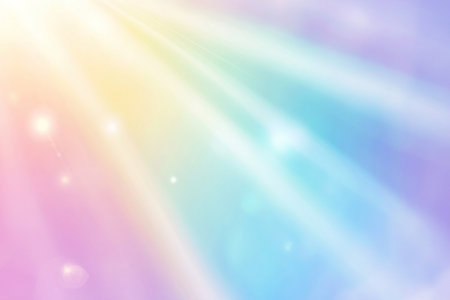 Abstract pastel color background with blurred rays of light, banner for presentation design.の素材