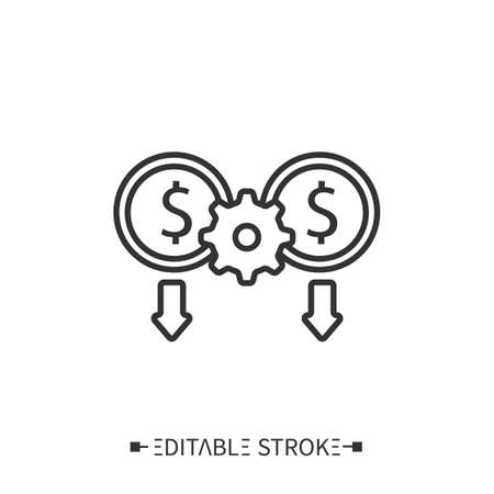 Cost Synergy Icon Combined Corporate Entityのイラスト 素材 ストックフォト 写真素材のstock Foto ストックドットフォト