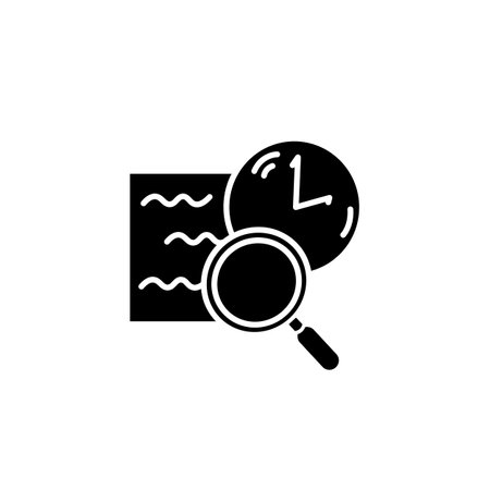 Comprehension glyph iconのイラスト素材