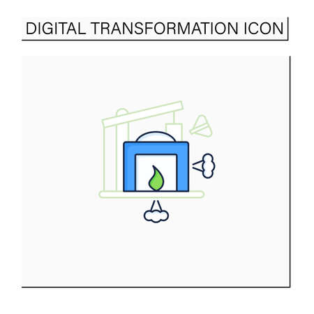 Industry 1.0 color iconのイラスト素材