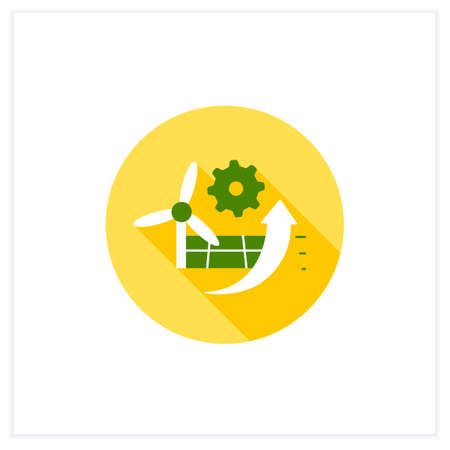 P2X flat iconのイラスト素材