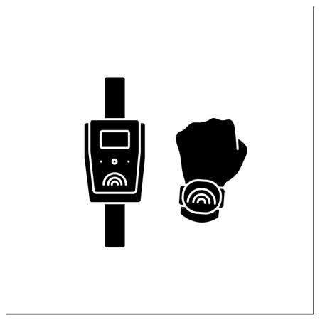 NFC glyph iconのイラスト素材