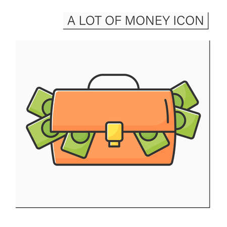 Money color iconのイラスト素材