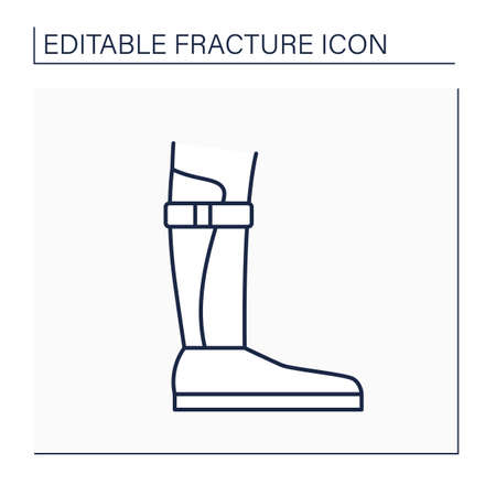 Bandage line iconのイラスト素材