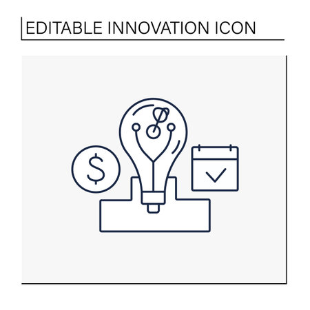 Core Innovation Line Iconのイラスト素材 イメージマート