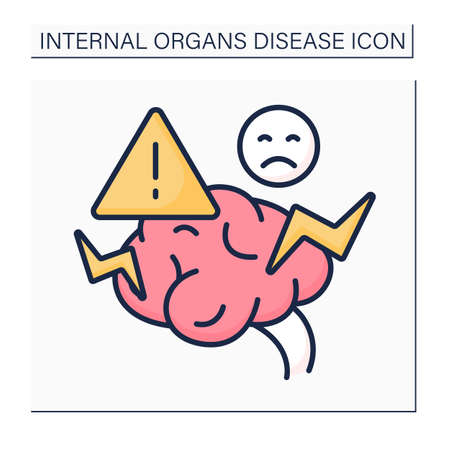 Medical treatment color iconのイラスト素材