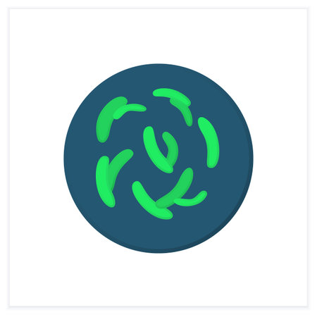 Lactobacillus flat icon