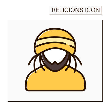 Rastafari color iconのイラスト素材