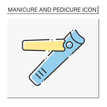 Clippers nail color iconのイラスト素材