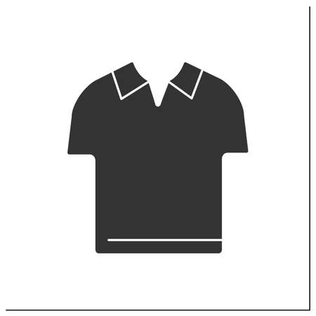 Fashion glyph iconのイラスト素材
