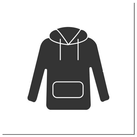 Fashion glyph iconのイラスト素材
