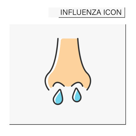 Flu color iconのイラスト素材