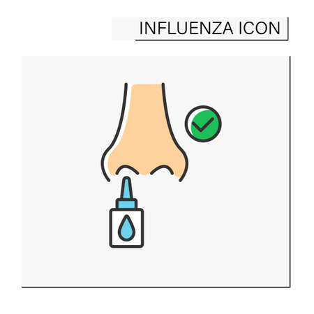 Treatment color iconのイラスト素材