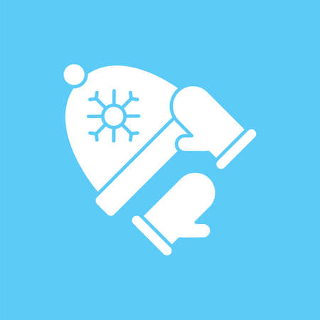 Clothing glyph iconのイラスト素材