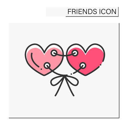 Affection color iconのイラスト素材