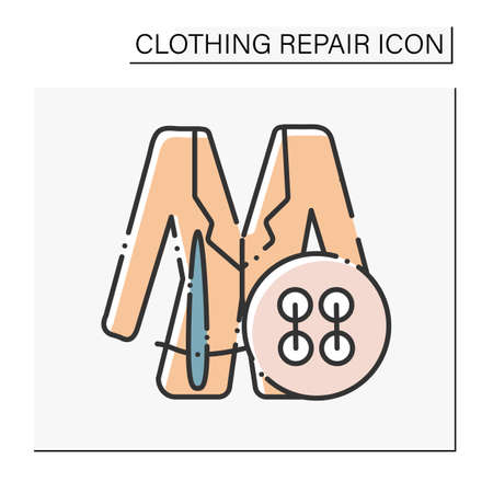 Blazer color iconのイラスト素材