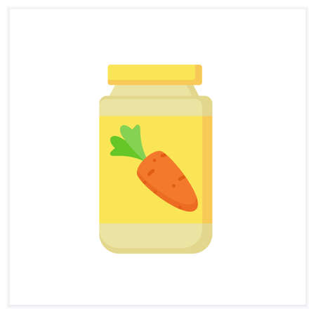 Healthy food flat iconのイラスト素材